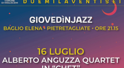 “Sere d’Estate 2026” – GiovedìnJazz – Alberto Anguzza Quartet in “Chet”