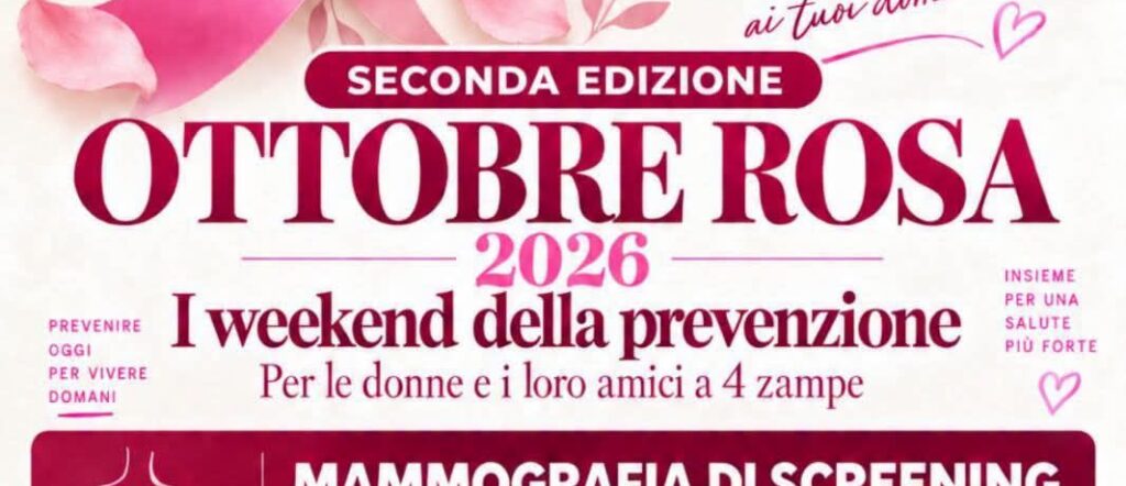 Ottobre Rosa 2026: prevenzione e screening gratuiti